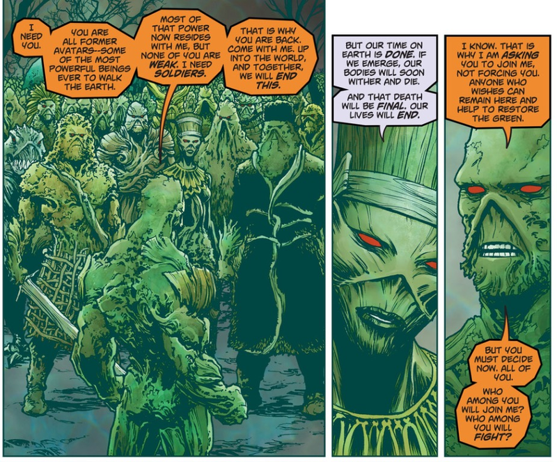 Illustration for article titled The end of Charles Soule’s Swamp Thing explores the nature of art